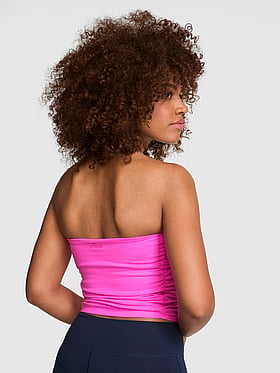 All-Day Cotton™ Side-Ruched Tube Top