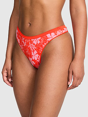 Seamless High-Leg Thong Panty