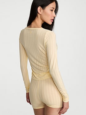 SoSoft™ Modal Ultra-Fine Long-Sleeve Henley Top
