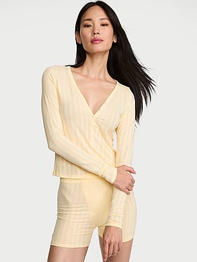 SoSoft™ Modal Ultra-Fine Long-Sleeve Henley Top