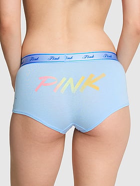 Logo Cotton Boyshort Panty