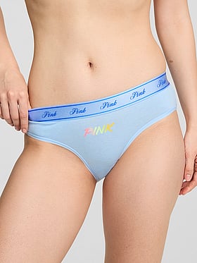 Logo Cotton Hiphugger Panty