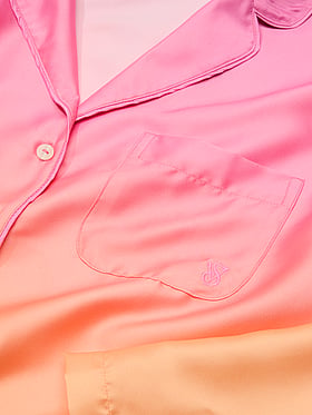 Signature Satin Long Pajama Set
