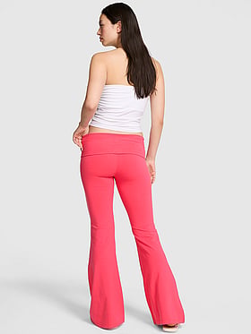 All-Day Cotton™ Foldover Super Flare Leggings