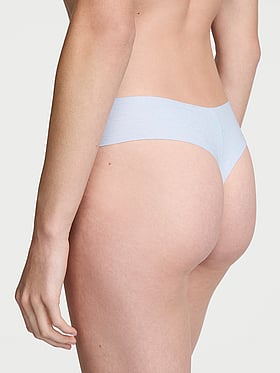 No-Show Cotton Thong Panty