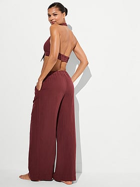 Beachwear Linen Pants