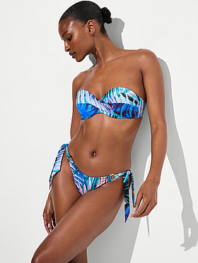 Twist Push-Up Bandeau Bikini Top
