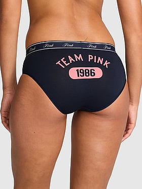 Logo Cotton Hiphugger Panty