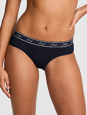 Logo Cotton Hiphugger Panty