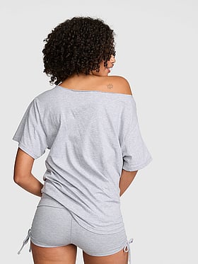 Campus Cotton™ Off-The-Shoulder Tee