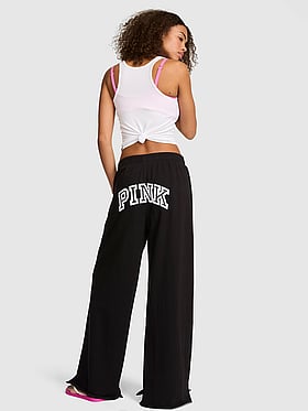 Campus Fleece™ Wide-Leg Split-Hem Sweatpants
