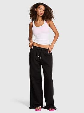 Campus Fleece™ Wide-Leg Split-Hem Sweatpants