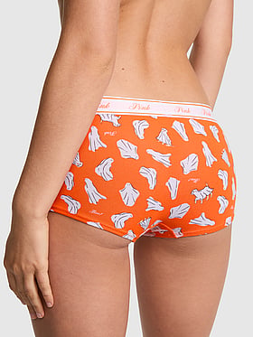 Logo Cotton Boyshort Panty