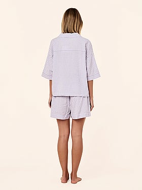 Seersucker Gingham Boxer PJ