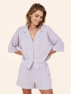 Seersucker Gingham Boxer PJ