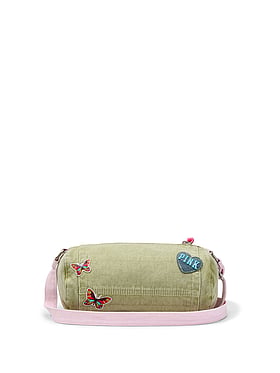 Canvas Rolled Duffle Shoulder Bag