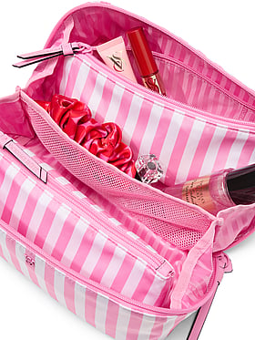 3-Piece Expandable Travel Makeup Bag