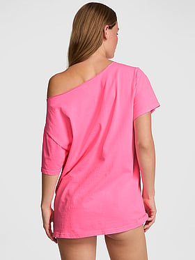 Campus Cotton™ Off-The-Shoulder Tee
