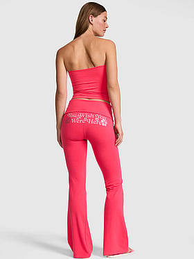 All-Day Cotton™ Foldover Flare Leggings