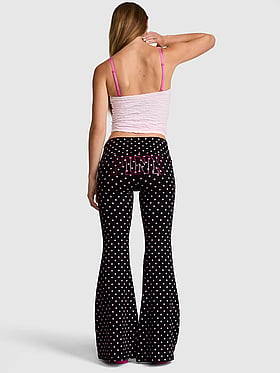 All-Day Cotton™ Foldover Super Flare Leggings