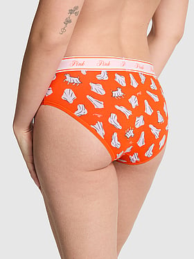 Logo Cotton Hiphugger Panty