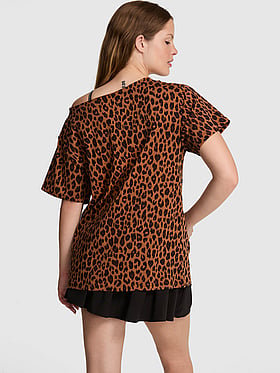 Campus Cotton™ Off-The-Shoulder Tee