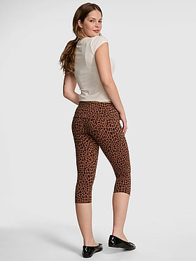 All-Day Cotton™ Foldover Capri Leggings