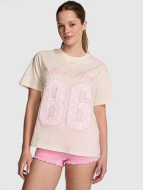 Campus Cotton™ V-Stitch Crewneck Boxy Tee