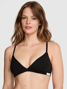 Cotton Unlined Triangle Bralette