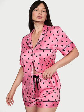 Signature Satin Short Pajama Set