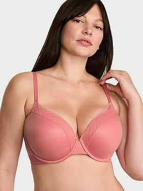 Perfect Shape Lace-Trim Push-Up Bra