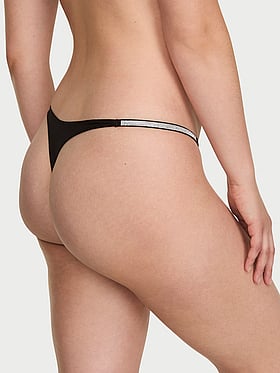 Shine Bow Thong Panty