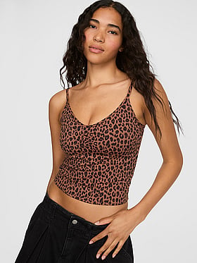 PINK Relay™ Ruched Bra Tank