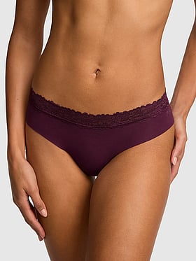 No-Show Cotton Thong Panty