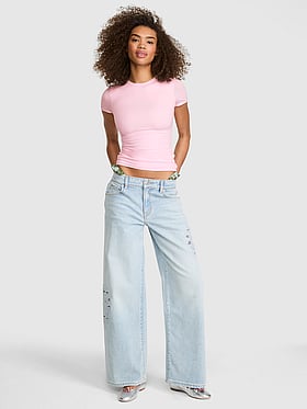 PINK Base Stretch™ Short-Sleeve Tee
