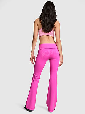 All-Day Cotton™ Foldover Flare Leggings