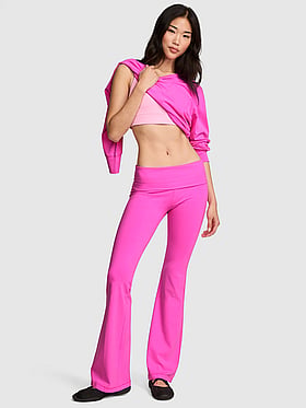 All-Day Cotton™ Foldover Flare Leggings