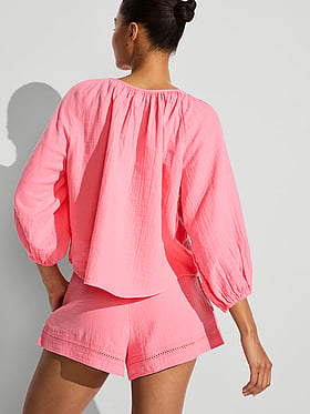 Beachwear Cotton Gauze Easy Top