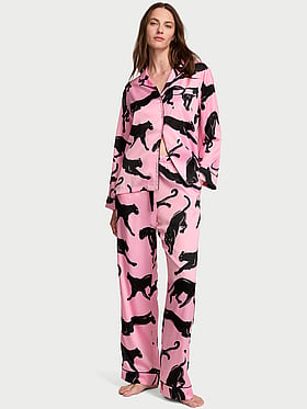 Signature Satin Long Pajama Set