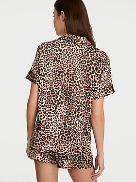 Signature Satin Short Pajama Set