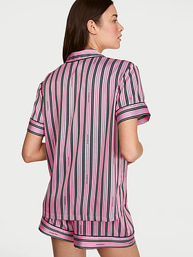 Signature Satin Short Pajama Set