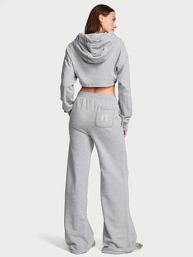 Iconic Fleece Wide-Leg Sweatpant