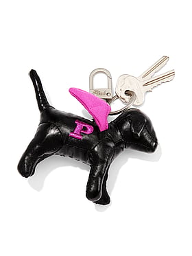 PINK Micro Dog™ Keychain Charm