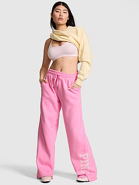 Campus Fleece™ Wide-Leg Split-Hem Sweatpants