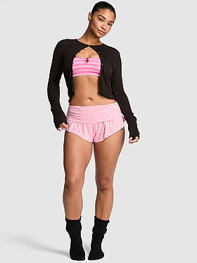 24/7 Lounge Modal Flutter Micro Shorts