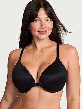 Lightly Lined Front-Close Full-Coverage Bra