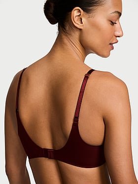 Smooth Lightly Lined Plunge Demi Bra