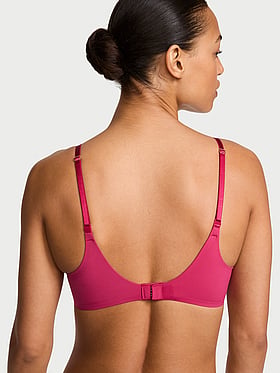Smooth Lightly Lined Plunge Demi Bra