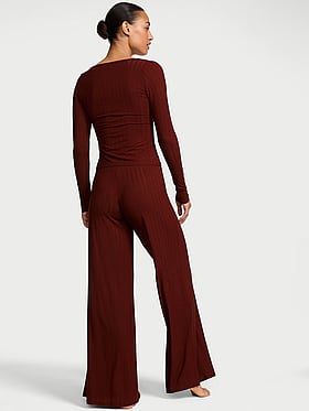 SoSoft™ Modal Ultra-Fine Henley Top & Pant Set
