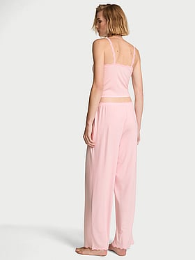 Pointelle Rib Tank & Pant Set
